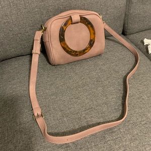 Anthropologie Lucite-Handled Mini Crossbody bag